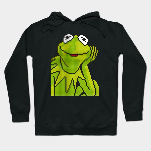 POXELART - Kermit Muppets Hoodie by JigongNumpuk